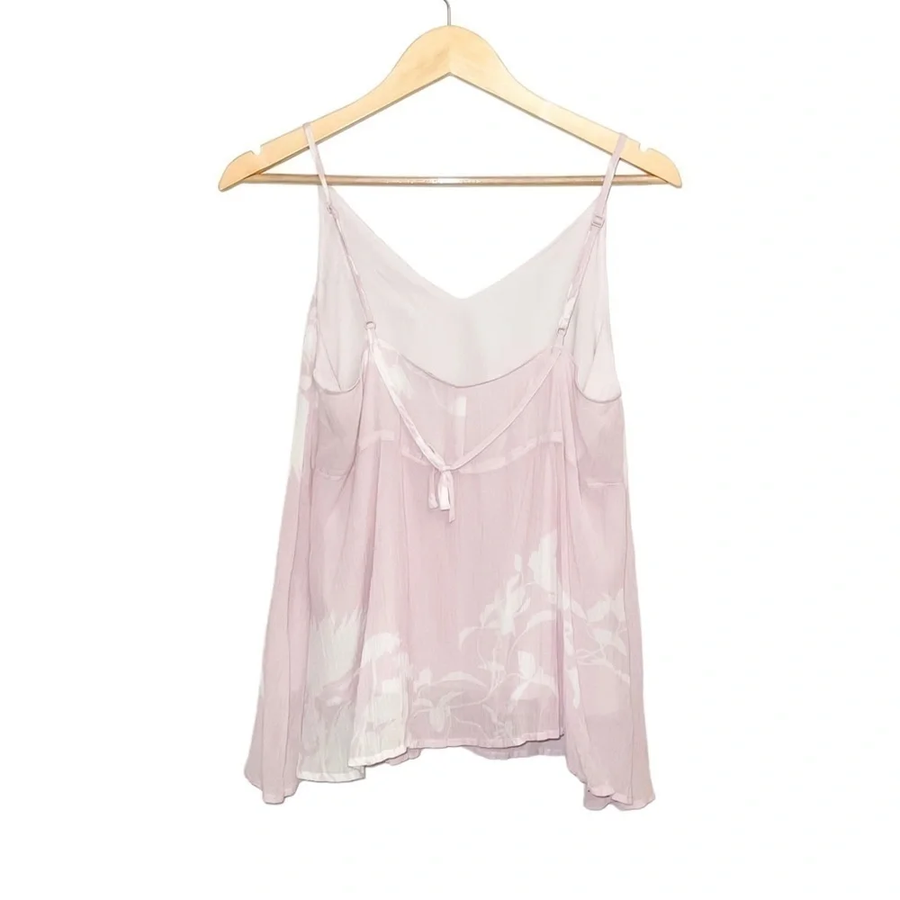 NEW ALLSAINTS Ally Futurae Floral Spaghetti Stap Camisole Lilac Purple - Picture 3 of 3